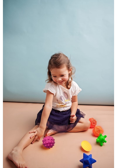 Hugamama Sensory Duyusal Bebek Topları: 6'lı Set