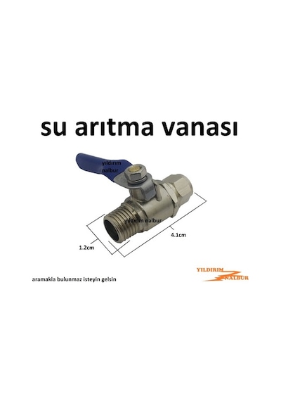 Su Arıtma Vanası Küresel Su Arıtıcı Musluk Kollu Vana Minik