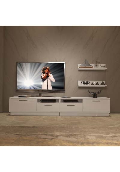 Decoraktiv Trendstyle 220r Slm Tv Ünitesi Tv Sehpası Beyaz