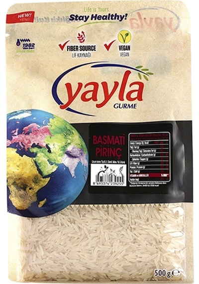 Yayla Gurme Basmati Pirinç 500 G