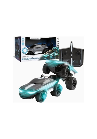 Sharper Image Rc Stunt Mongoose, Led Gövde & 2,4 Ghz Kumanda, Akrobatik Araç Rc Benzinli/nitrolu Arabalar Çok Renkli