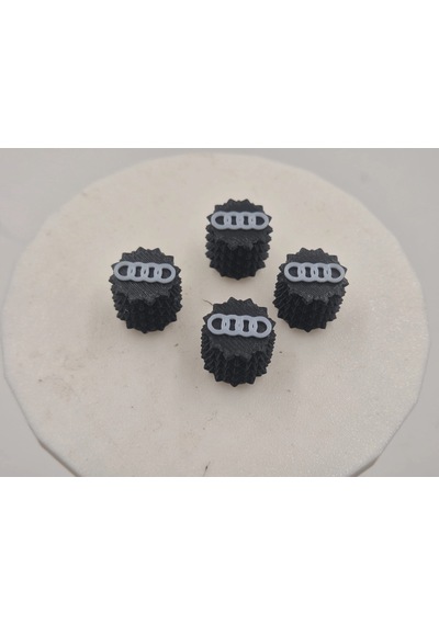 Audi Sibop Kapağı , Audi Araç Lastik Sibop Kapağı , Audi Araç Tekerlek Sibop Kapağı - 4 Adet