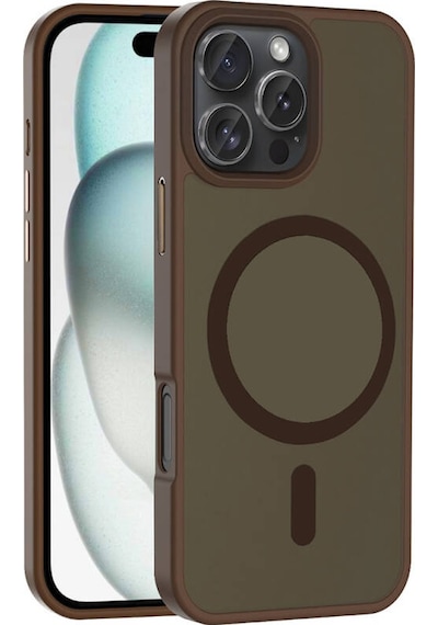 Teleplus Apple Uyumlu iPhone 16 Pro Kılıf M-safe Şarj Özellikli Mat Arka Yüzey Sio Kapak