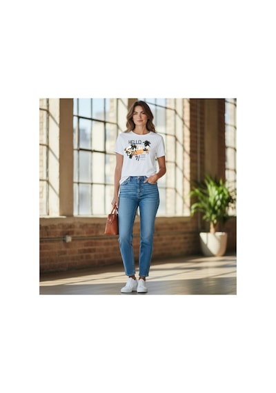 Urbantrendstore Unisex Tatil Yazlık Beyaz Sade Oversize Fit Rahat Geniş Salaş T-shirt Günlük Tişört