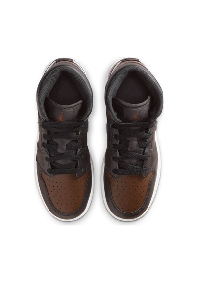 Nike Jordan 1 Mid Unisex Sneaker Io3391-237 Kahverengi - 920062336 Kahverengi