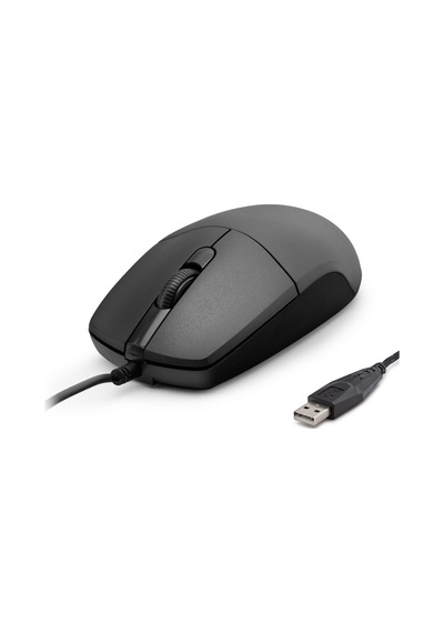 Büro Ev Ofis Bilgisayarı İçin Siyah 1200dpı Usb Optik Mouse -
