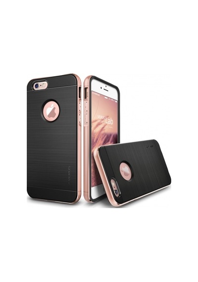 Vrs Apple Uyumlu iPhone 6 / 6s İle New Iron Shield Kılıf Rose Gold