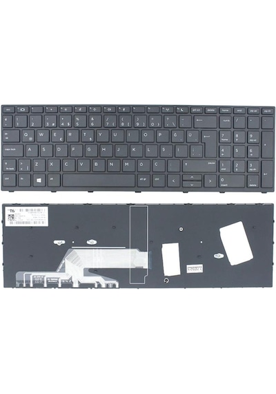 HP Uyumlu Probook 450 G5 Notebook Klavyesi Siyah Tr / Kl0333