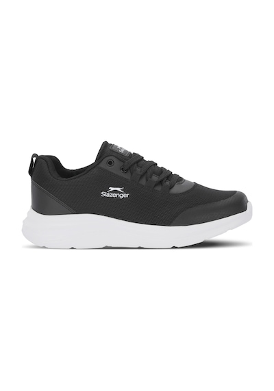 Slazenger Plank I Erkek Büyük Beden Siyah / Beyaz Koşu & Yürüyüş Spor Ayakkabısı Beyaz - Siyah