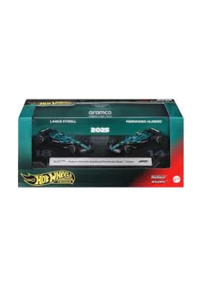 Hot Wheels 2'li Aston Martin Formula 1 Diaroma Yeşil