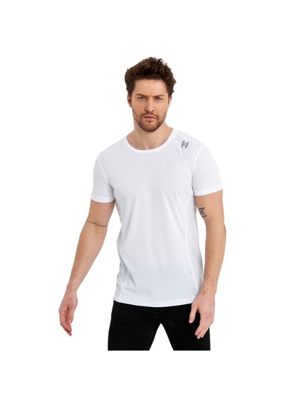 Erkek Spor Reflektör Baskılı Polyester Tişört 001