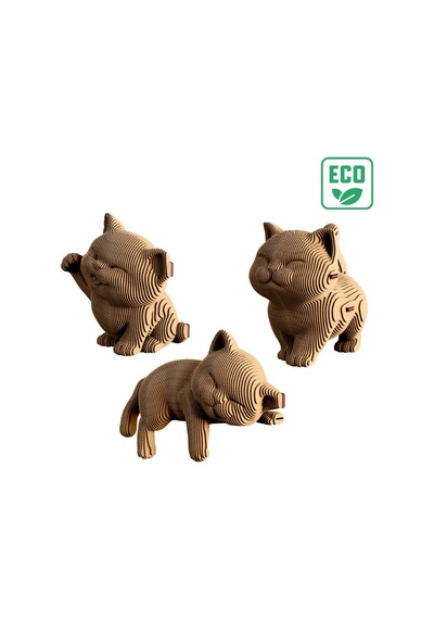 Cartonic 3d Puzzle - Kıttens Trıo