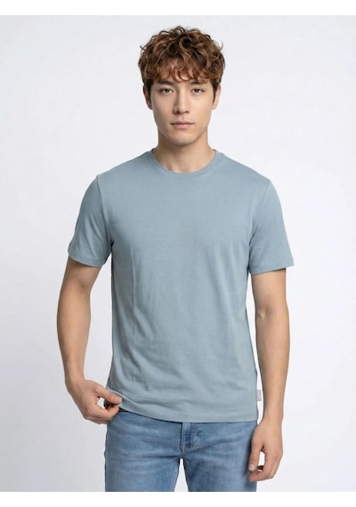 Erkek T-shirt Lf2042926 Açık Mavi