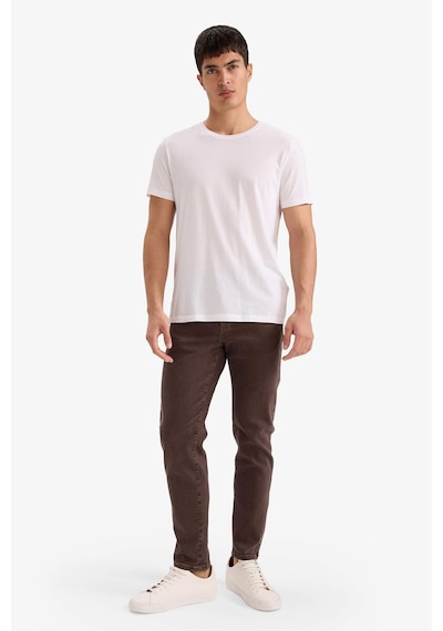 Defacto Slim Tapered Fit Dar Kalıp Normal Bel Daralan Paça Jean Pantolon F4046ax25wnbn539 Kahve-bn539 Defacto Slim Tapered Fit Dar Kalıp Normal Bel Daralan Paça Jean Pantolon F4046ax25wnbn539 Kahve-bn539