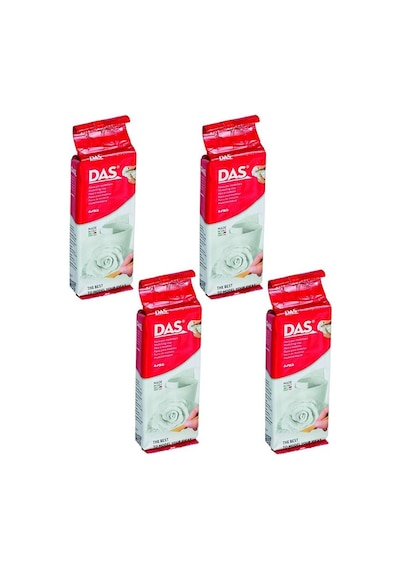 Das Seramik Hamuru Beyaz 250 Gr 4 Adet