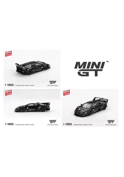 Mini Gt 1/64 Lamborghini Lb-silhouette Works Murcıelago Gt Evo Black 1053