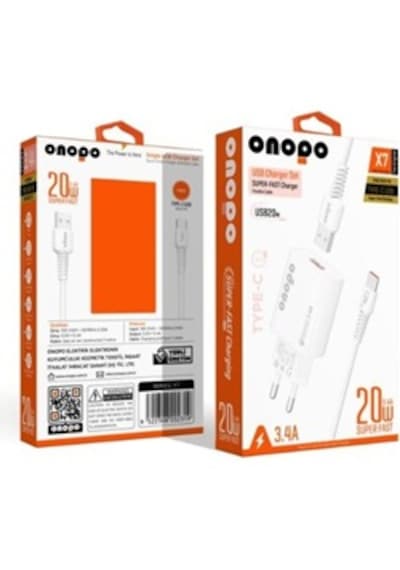 Onopo Samsung Uyumlu Şarz Aleti Giriş 20w Type-c