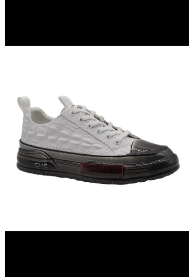 Fourty Four Degree 21331 İthal Erkek Deri Sneakers Ayakkabı Beyaz