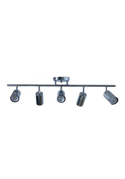 Rsylight Metal Modern 5 Li Krom Kaplama Led Spot Avize Günışığı Ampullü