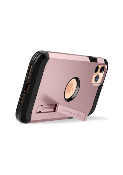 Spigen Apple Uyumlu iPhone 11 Pro İle Kılıf Tough Armor Xp Rose Gold