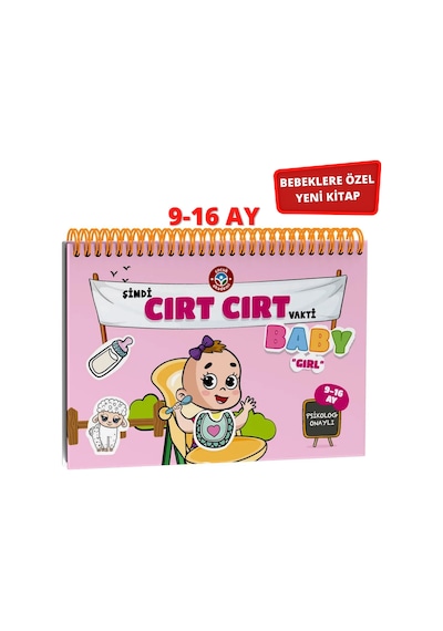 Cırt Cırtlı Kitap 9-16 Ay Baby Girl