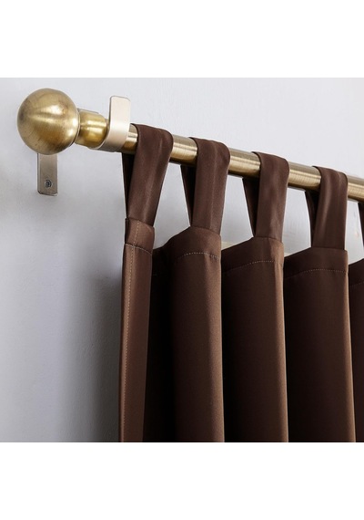 Easton Enerji Tasarruflu Karartma Sekmeli Perde Paneli, 101,6 Cm X 160 Cm, Çikolata