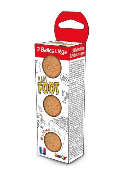 Smoby Langırt Masası Oyun Topları, 3 Adet, 35 Mm 140411 Renkli