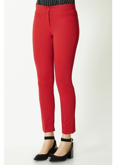 Soralline Kadın Pantalon 1683 Kırmızı Kırmızı