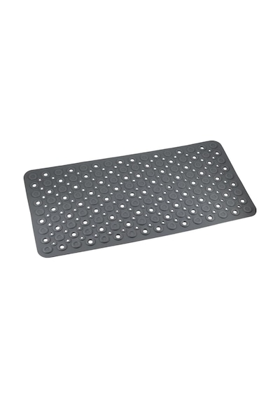 Efe Mark Premium Serisi Banyo - Küvet İçi Kaydırmaz Vantuzlu Oluklu Desenli Diktördgen Paspas 67,5 X 34,5 Cm, Gri Diğer