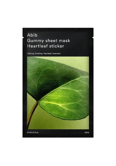 Nemlendirici, Dengeleyici, Yatıştırıcı Yüz Maskesi - Gummy Sheet Mask Heartleaf Sticker