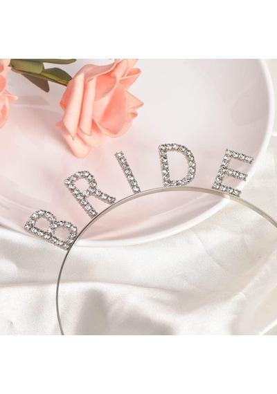 Periboia Bekarlığa Veda Bride Tacı Gümüş Renk