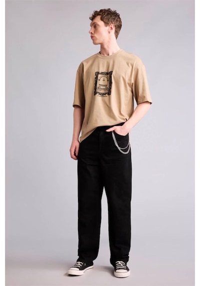 Defacto Baggy Fıt Pantolon G8469ax26smnm40 Siyah-nm40