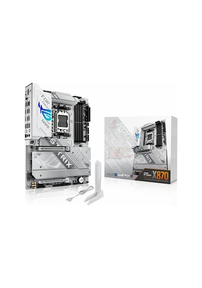 Asus Rog Strix X870-a Gaming Wifi Ddr5 8000mhz Oc M.2 Hdmı/dp/usb-c Pcıe 5.0 Am5 Atx Anakart