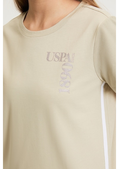 U.s. Polo Assn. Kadın Açık Haki Tişört 50323476-vr183 Acık Hakı