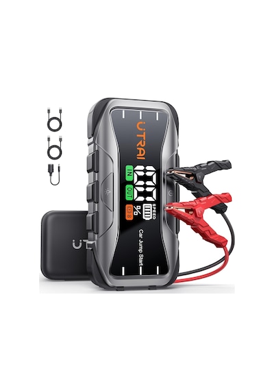 Jstar Js10 27000mah 6000a Jump Starter Taşınabilir Akü Takviye Kiti + Taşıma Çantası Çanta + 6
