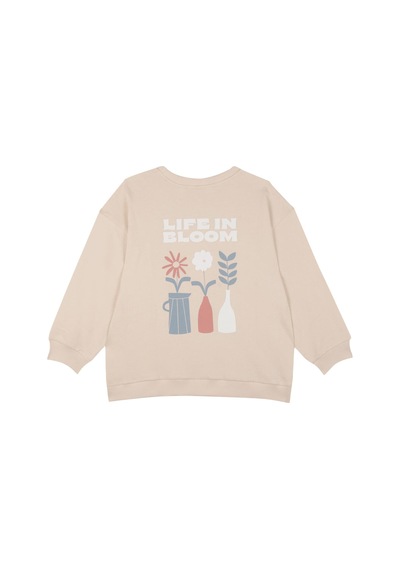 Antebies Organik Pembe Çiçek Baskılı Beli Lastikli Bağcıklı Uzun Kollu Kız Çocuk Sweatshirt Eşofman Takımı Bej Antebies Organik Pembe Çiçek Baskılı Beli Lastikli Bağcıklı Uzun Kollu Kız Çocuk Sweatshirt Eşofman Takımı Bej
