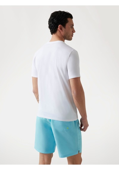 Ss Cn Triangl Erkek Slim Fit T-shirt Beyaz