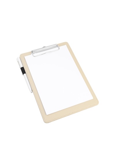 Sekreterlik,a5 Küçük Boy,kapaksız,a5 Clipboard Vegan Suni Deri,17,5x24,5 Cm.,bej
