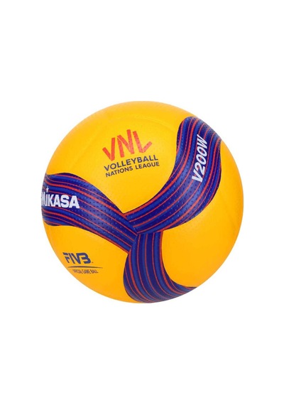 Mikasa V200w-vnl Süper Kompozit Fıvb Onaylı Voleybol Resmi Maç Topu Sarı Lacivert