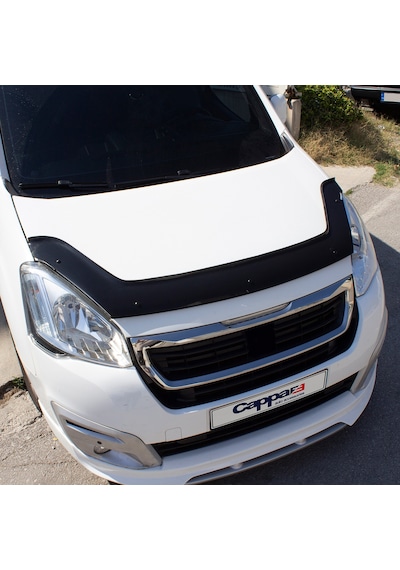 Cappafe Peugeot Partner Ön Kaput Koruyucu Rüzgarlık 4Mm 2015-2018