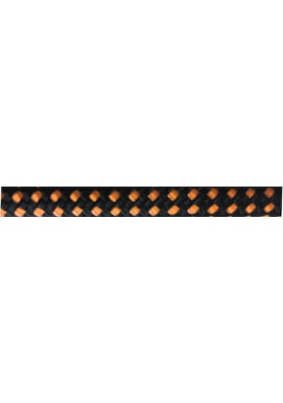 Dolphin Rope Renkli İskota Halatı 10 MM Siyah - Turuncu