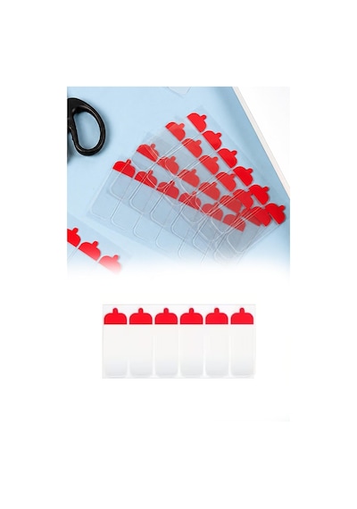 Çift Taraflı Bant 60 Parça Güçlü Yapışkanlı Kolay Açılır Montaj Bandı 18x50 Mm
