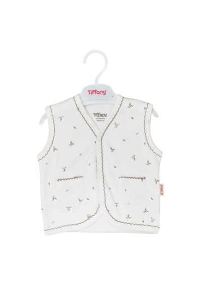 Tiffany Baby & Kids Tiffany Baby Olive Branch Theme Yelek 46005 Ekru