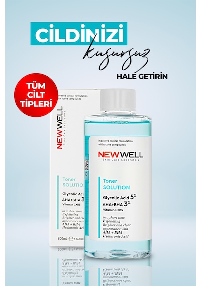 New Well Canlandırıcı ve Gözenek Sıkılaştırıcı Tonik 200 ML