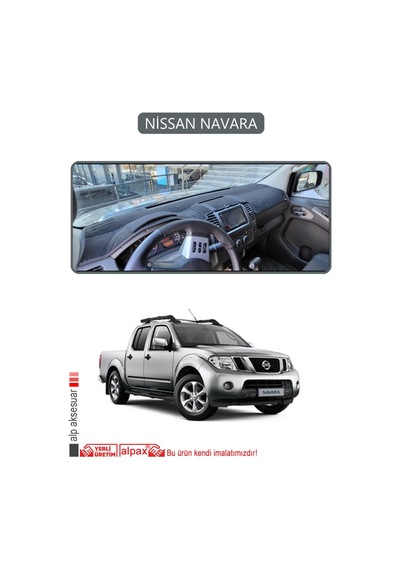 Nissan Navaratorpido Koruma Halısı Gri Kenar