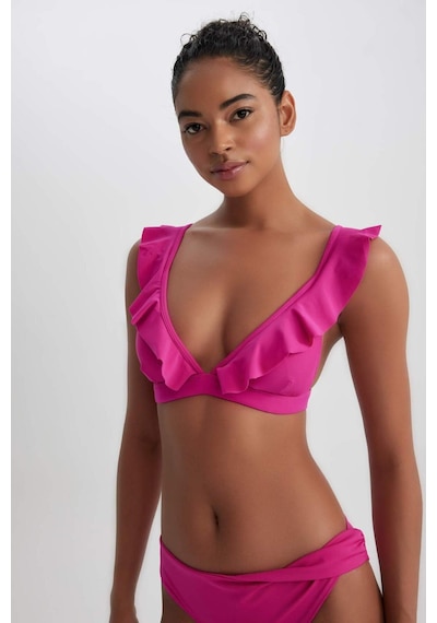 Defacto Fall İn Love Regular Fit Bikini Üstü Z4283az23smpn615 Pembe