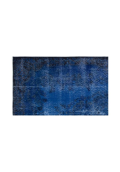 El Dokuması Vintage Yün-pamuk Mavi Halı 18823 176 X 285 Cm