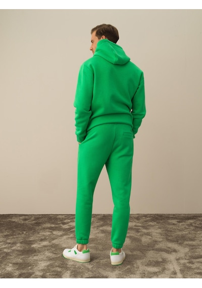 Xint Yeşil Regular Fit Pamuklu Sweat Pantolon 380149