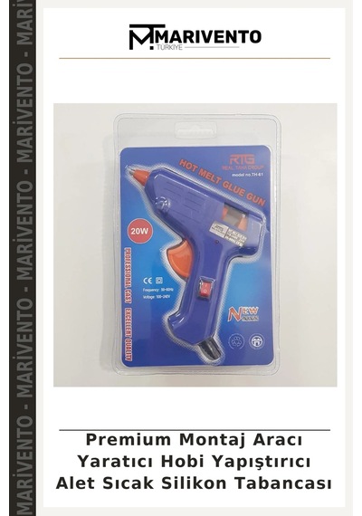 Premium Montaj Aracı Yaratıcı Hobi Yapıştırıcı Alet Sıcak Silikon Tabancası