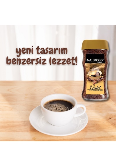 Mahmood Coffee Gold Premium Kahve Cam Kavanoz 100 G